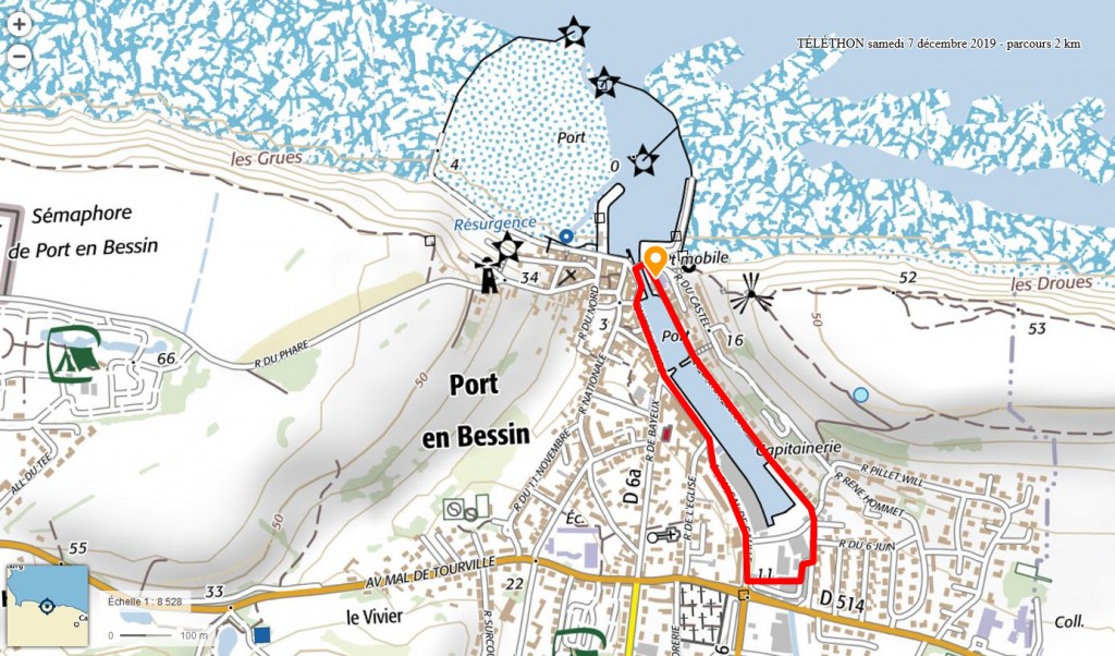 Téléthon 2019 - parcours randonnée 2km