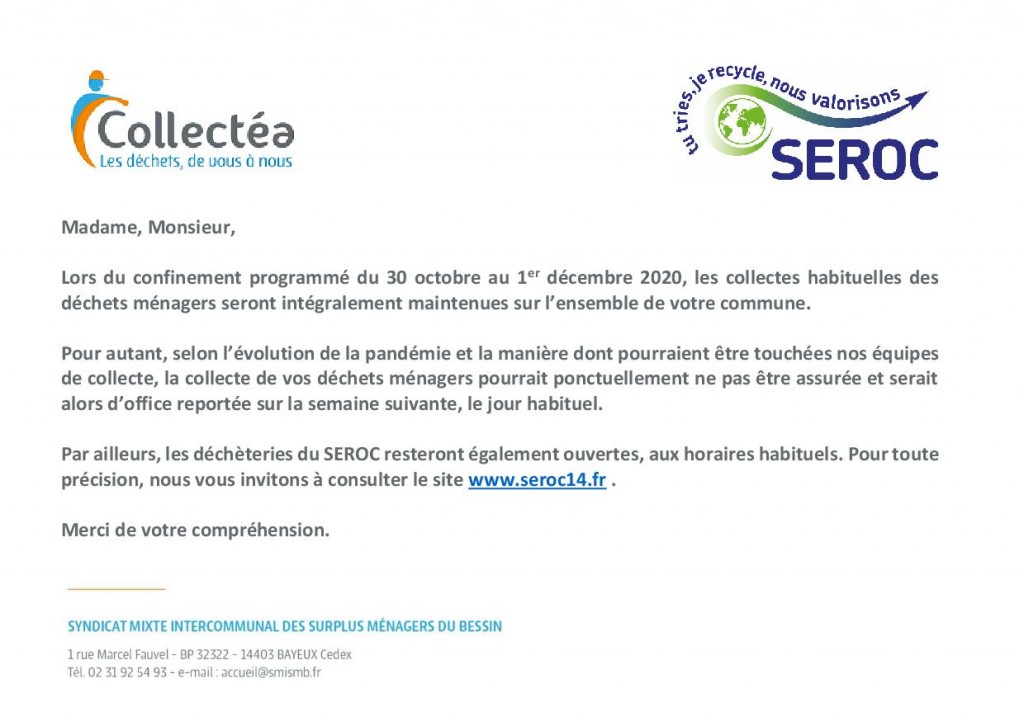 FLYER collecte dechets