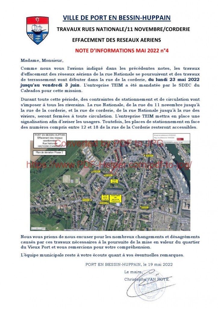 NOTE DE MAI- 4